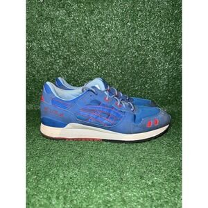 ASICS Gel-Lyte III Blue Red Mens Size 12 Comfort Running Shoes Athletic Sneakers